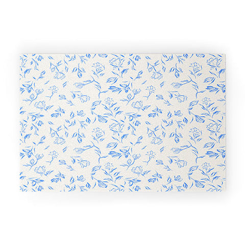 LouBruzzoni Romantic blue Welcome Mat