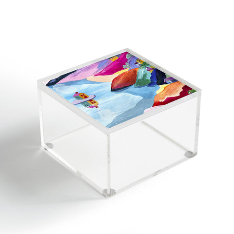 LouBruzzoni Water rainbow landscape Acrylic Box