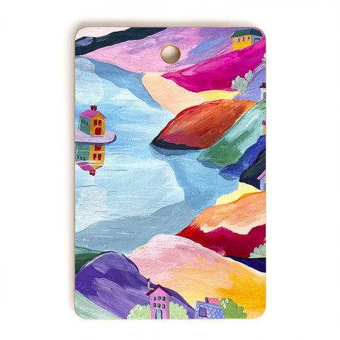 LouBruzzoni Water rainbow landscape Cutting Board Rectangle