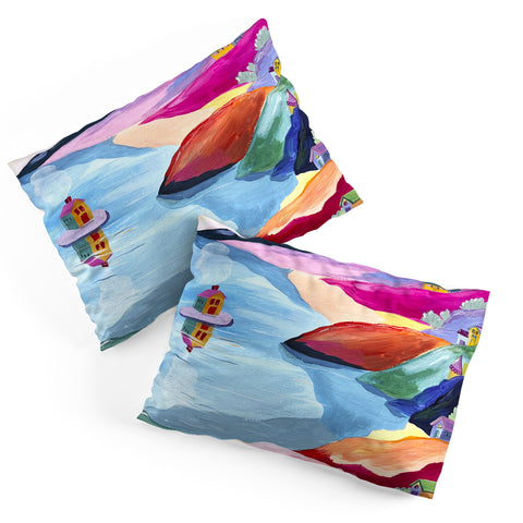 LouBruzzoni Water rainbow landscape Pillow Shams