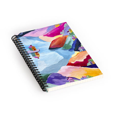 LouBruzzoni Water rainbow landscape Spiral Notebook