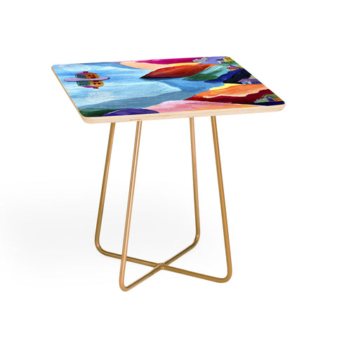 LouBruzzoni Water rainbow landscape Side Table