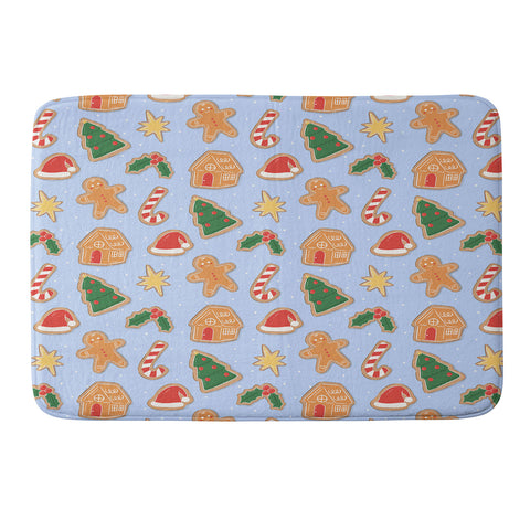 Love_Ryming Christmas Cookies Memory Foam Bath Mat