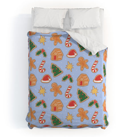 Love_Ryming Christmas Cookies Duvet Cover