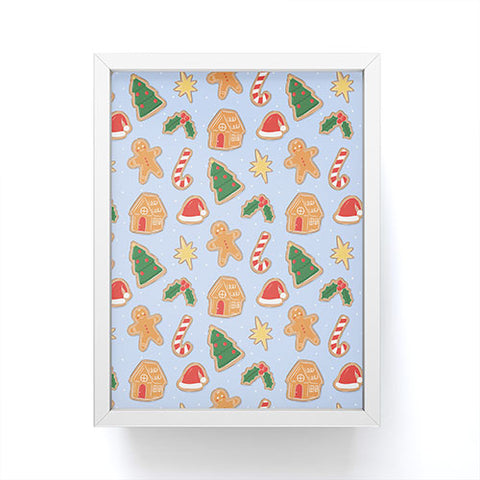 Love_Ryming Christmas Cookies Framed Mini Art Print