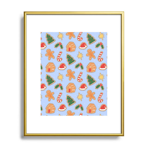 Love_Ryming Christmas Cookies Metal Framed Art Print
