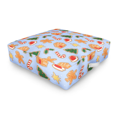 Love_Ryming Christmas Cookies Outdoor Floor Cushion