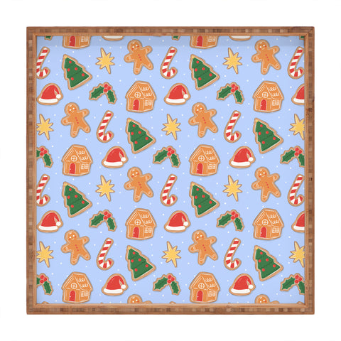Love_Ryming Christmas Cookies Square Tray