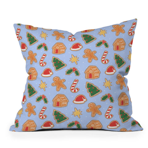 Love_Ryming Christmas Cookies Throw Pillow