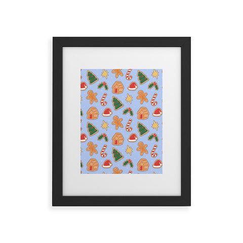 Love_Ryming Christmas Cookies Framed Art Print
