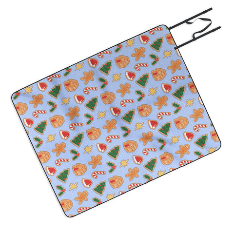 Love_Ryming Christmas Cookies Picnic Blanket