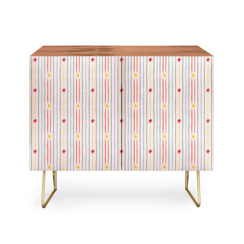 Love_Ryming Festive Starry Stripes Credenza