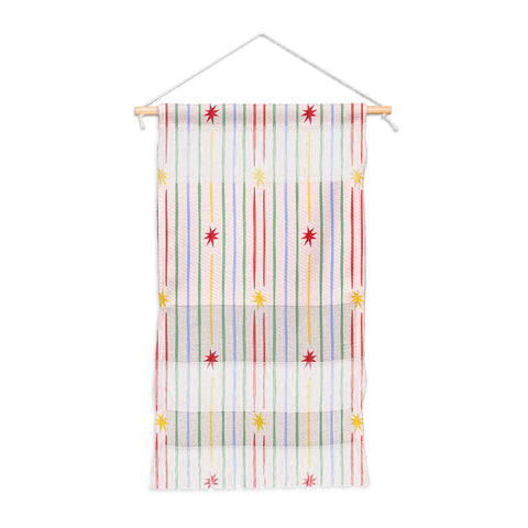 Love_Ryming Festive Starry Stripes Wall Hanging Portrait