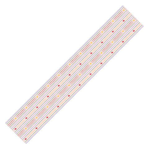 Love_Ryming Festive Starry Stripes Table Runner
