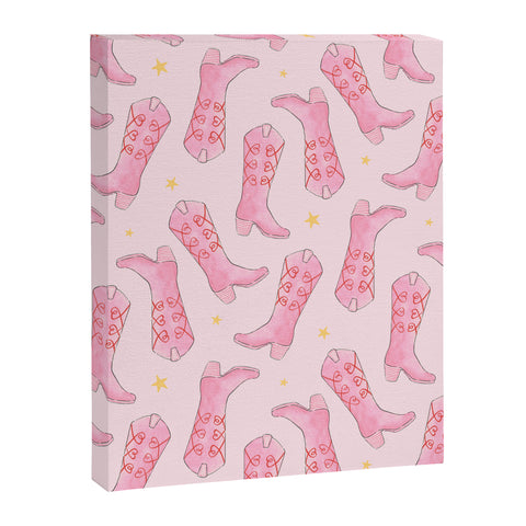 Love_Ryming Stars and Boots Art Canvas