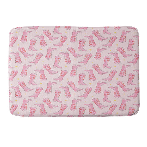 Love_Ryming Stars and Boots Memory Foam Bath Mat