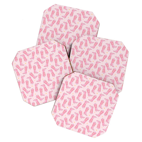 Love_Ryming Stars and Boots Coaster Set