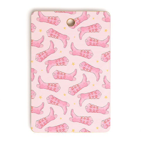 Love_Ryming Stars and Boots Cutting Board Rectangle