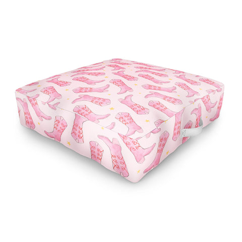 Love_Ryming Stars and Boots Outdoor Floor Cushion