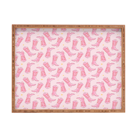 Love_Ryming Stars and Boots Rectangular Tray