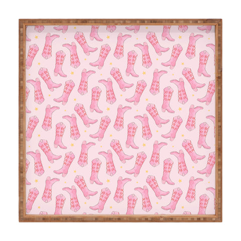 Love_Ryming Stars and Boots Square Tray