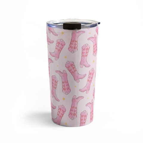 Love_Ryming Stars and Boots Travel Mug