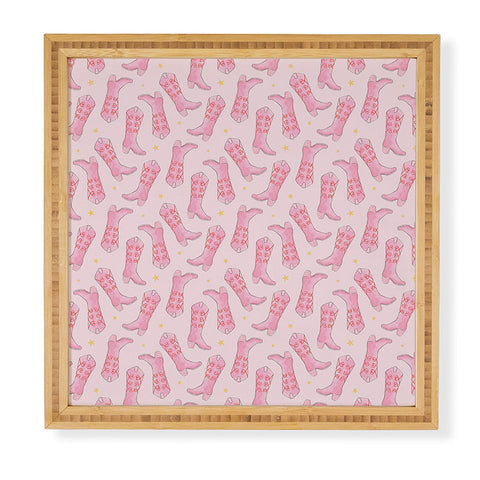 Love_Ryming Stars and Boots Framed Wall Art