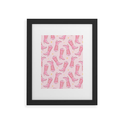 Love_Ryming Stars and Boots Framed Art Print