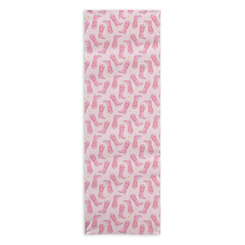 Love_Ryming Stars and Boots Yoga Towel