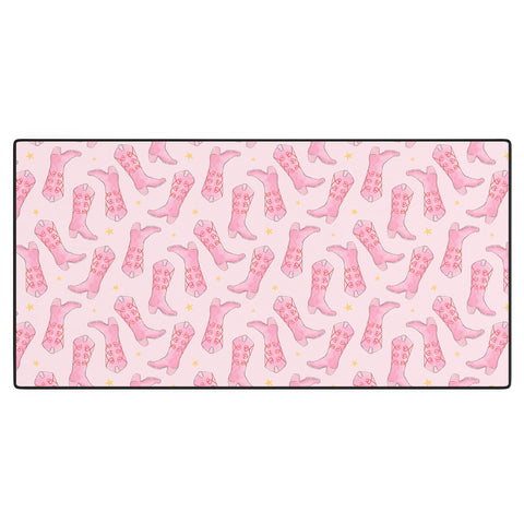 Love_Ryming Stars and Boots Desk Mat