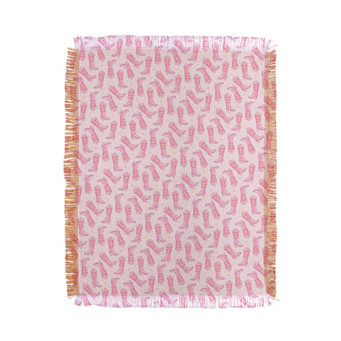 Love_Ryming Stars and Boots Throw Blanket