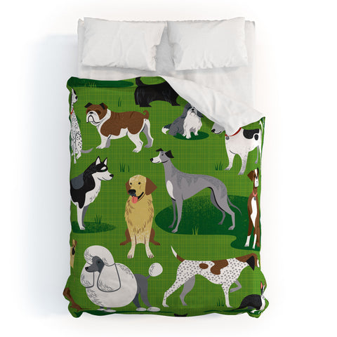 Lucie Rice Dog Day Afternoon Duvet Cover