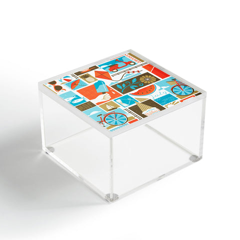 Lucie Rice I Heart Summer Acrylic Box