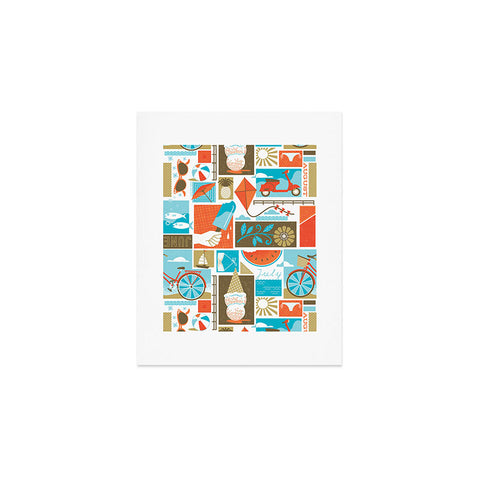 Lucie Rice I Heart Summer Art Print