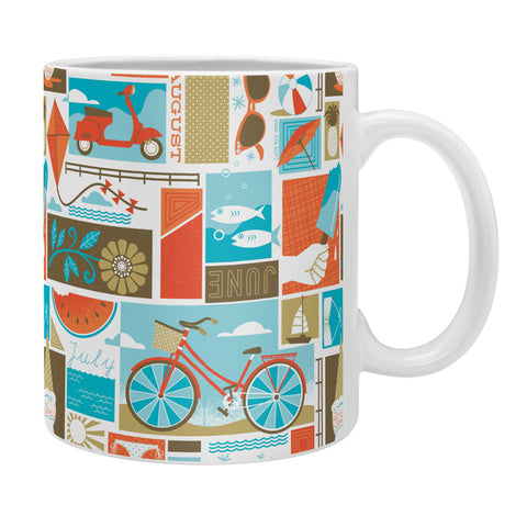 Lucie Rice I Heart Summer Coffee Mug