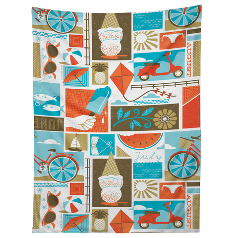 Lucie Rice I Heart Summer Tapestry