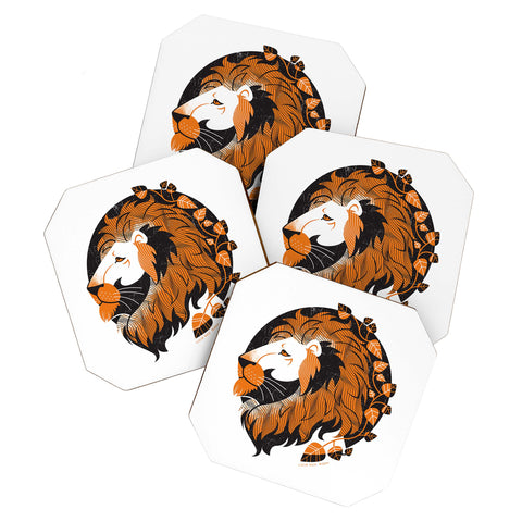 Lucie Rice Lionel Leo Coaster Set