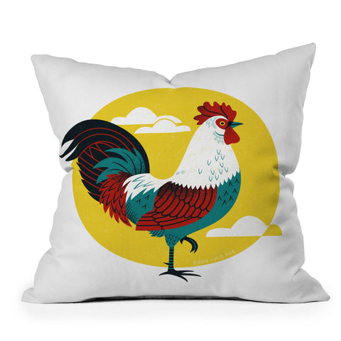Lucie Rice Strut Outdoor Throw Pillow