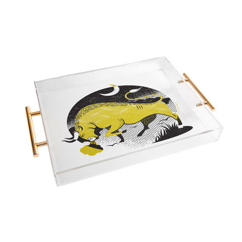 Lucie Rice Tito Taurus Acrylic Tray