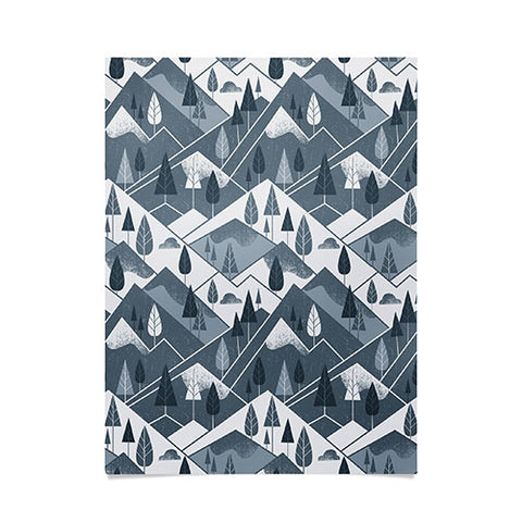 Lucie Rice Winter Woods Poster