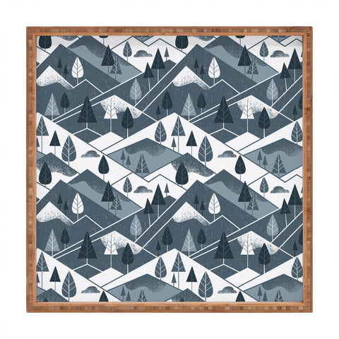 Lucie Rice Winter Woods Square Tray