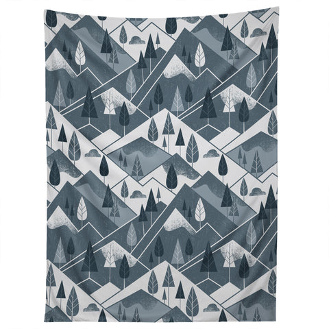 Lucie Rice Winter Woods Tapestry