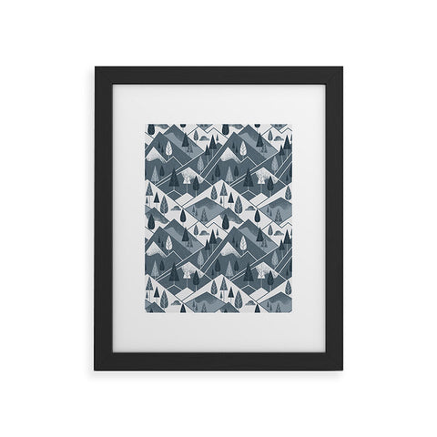 Lucie Rice Winter Woods Framed Art Print