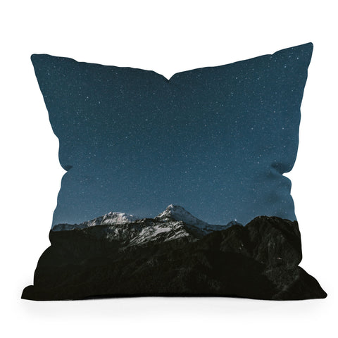 Luke Gram Annapurna Himalayas Outdoor Throw Pillow