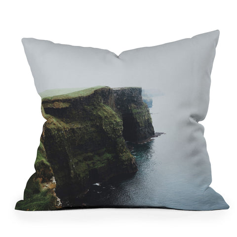Luke Gram Cliffs of Moher Outdoor Throw Pillow