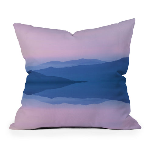 Luke Gram Mountain Reflections Outdoor Throw Pillow