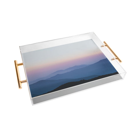 Luke Gram Sunset in the Annapurnas Acrylic Tray
