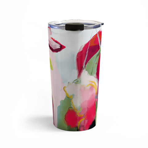 lunetricotee abstract bloom I Travel Mug