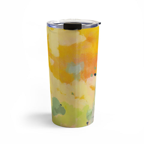 lunetricotee abstract spring sun Travel Mug