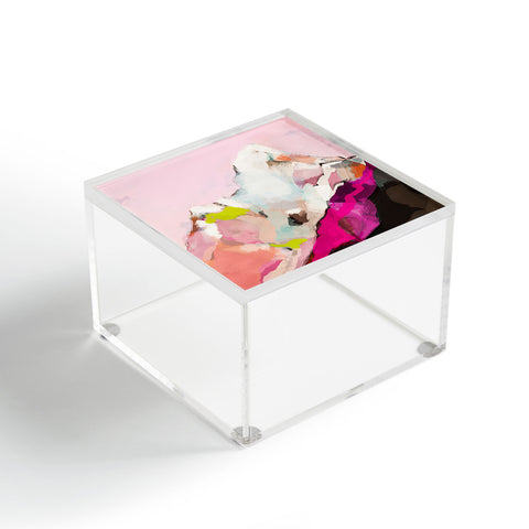 lunetricotee landscape mountain painting Acrylic Box